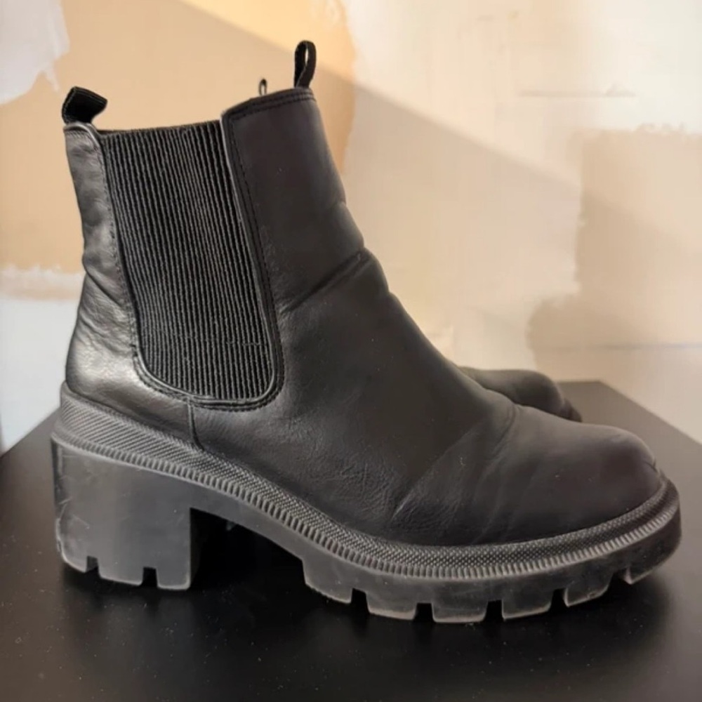 Target Black Chunky Ankle Boots